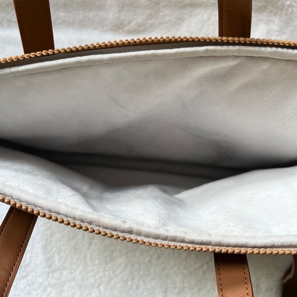 Tomtoc Laptop Shoulder Bag Holds 13" Computer H22 Water Repellent Yellow Pockets - Picture 6 of 9